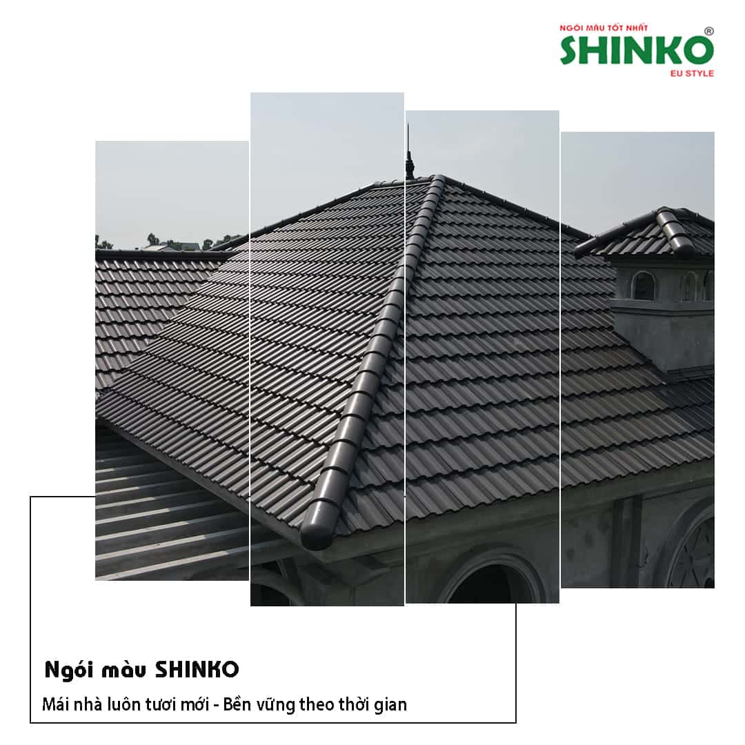 Ngói màu tốt nhất shinko mang đến cho bạn một công trình hoàn mỹ