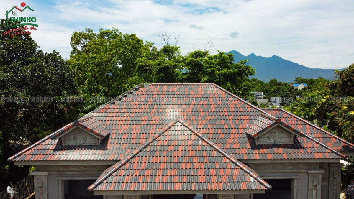 Ngói màu shinko luôn là sự lựa chọn hàng đầu cho những kiểu nhà mái nhật