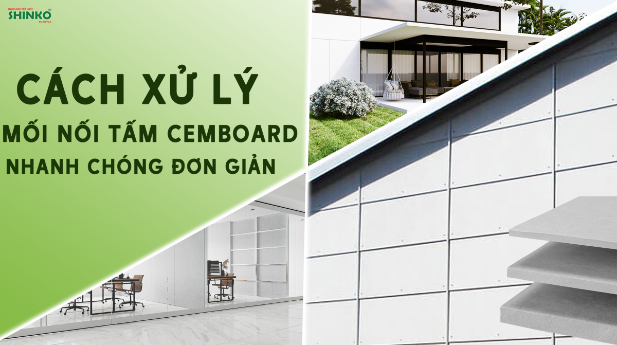 cách xử lý mối nối tấm Cemboard