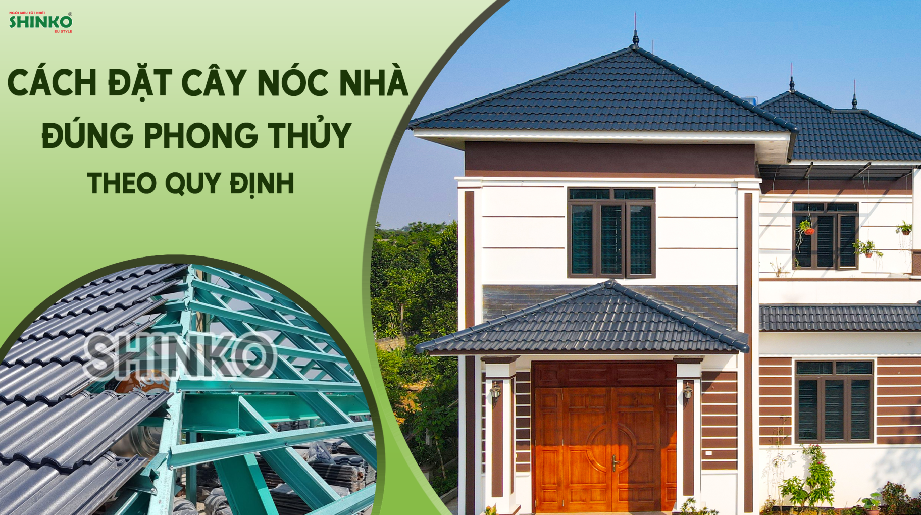 Cách đặt cây nóc nhà đúng luật nhất hiện nay?