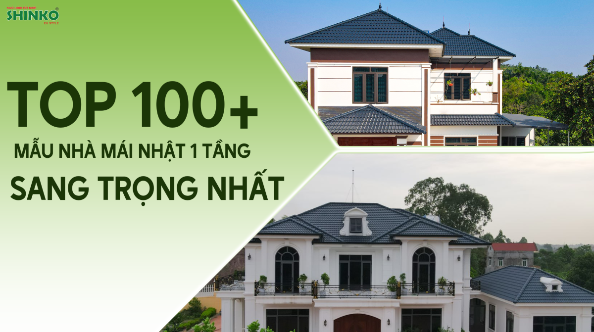 Top 101+ mẫu nhà mái Nhật 1 tầng hiện đại