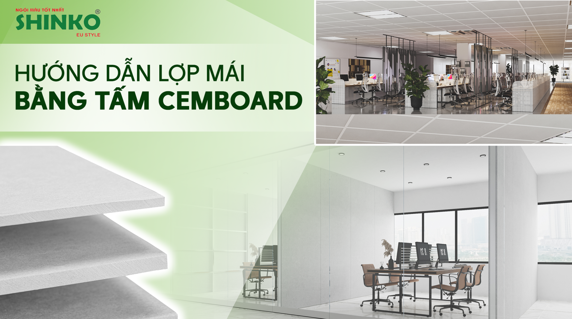 7 Bước lợp mái bằng tấm Cemboard chuẩn nhất