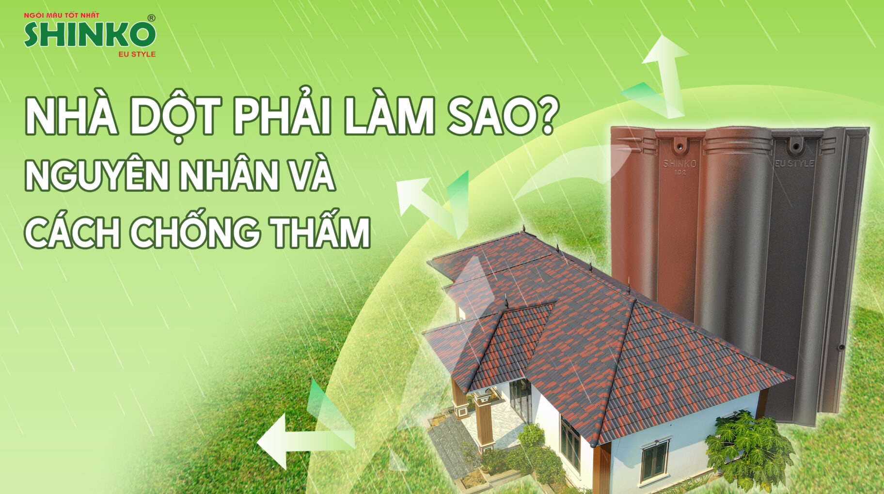 Nhà bị dột phải làm sao? Tìm hiểu nguyên nhân và cách chống thấm hiệu quả